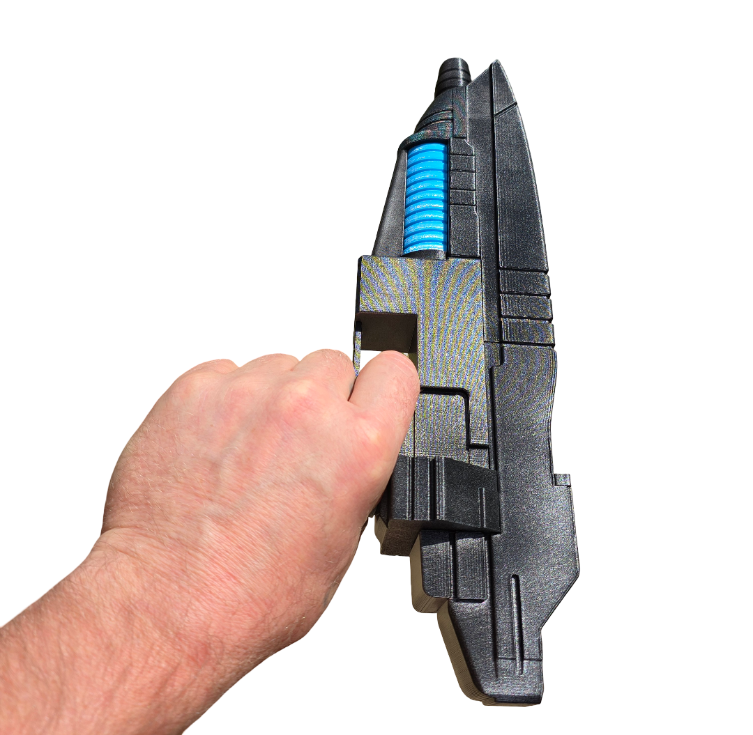 π StarTrack Andorian Phaser Style Prop β 3D Printed & Painted Display Model