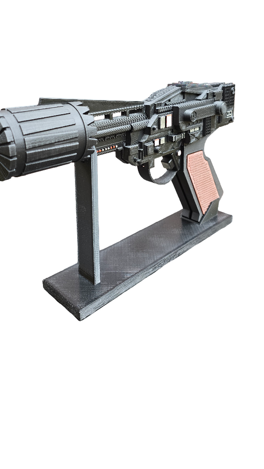 Battlestar Galactica Colonial Blaster Style Prop – 3D Printed Fan-Made Display Model 🚀