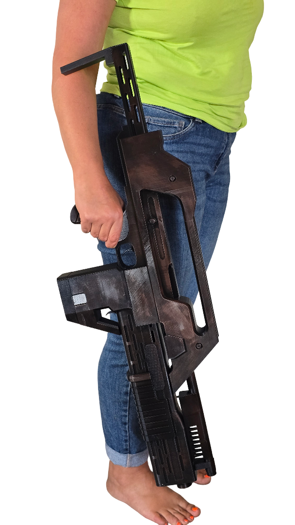 M41A Pulse Rifle Style Prop – Fully Painted 3D Printed Sci-Fi Display Model