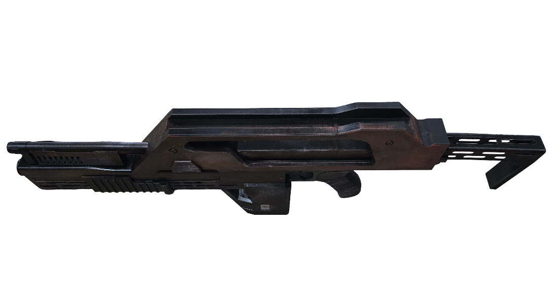 M41A Pulse Rifle Style Prop – Fully Painted 3D Printed Sci-Fi Display Model