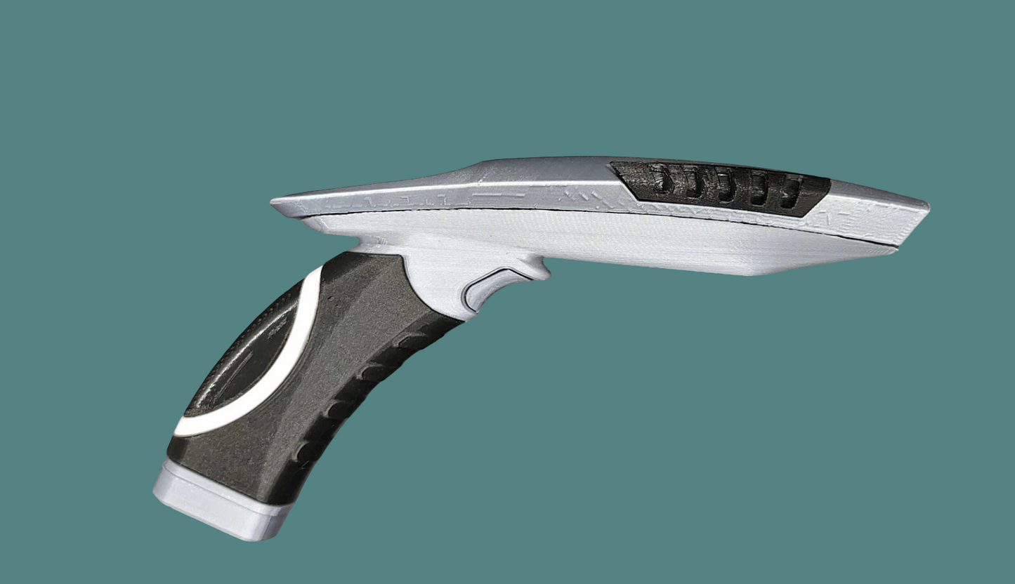 Star Trek Discovery “Shark Phaser” Style Prop – Fan-Made 3D Printed Display Model