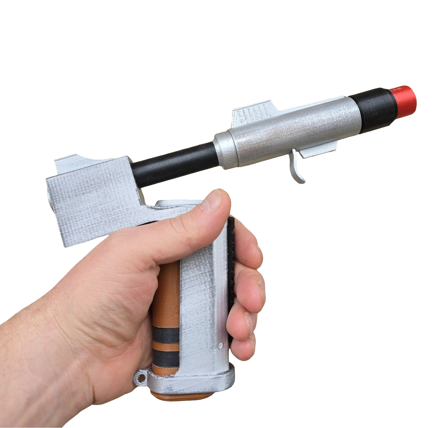 Bond Shark Gun Style Prop – 3D Printed Fan-Made Display Model