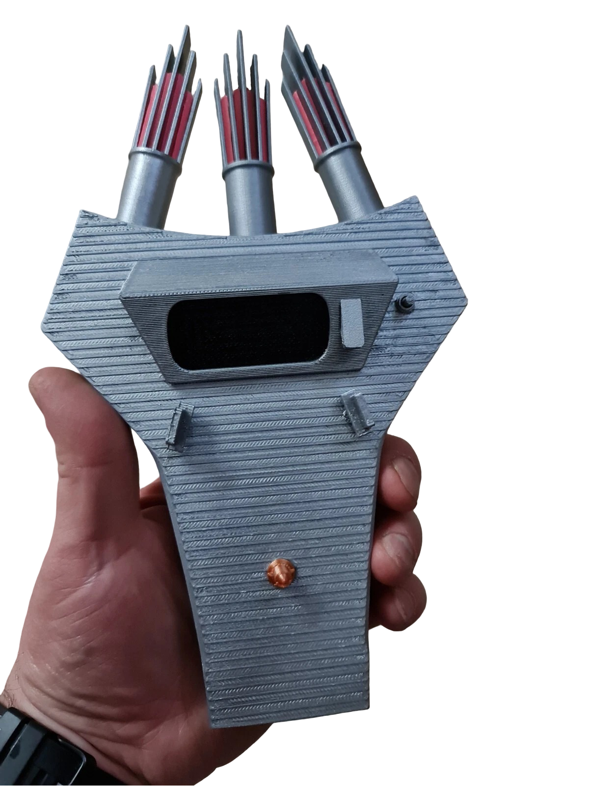 Retro Ray Generator Style Prop – 3D Printed Sci-Fi Fan Display Model