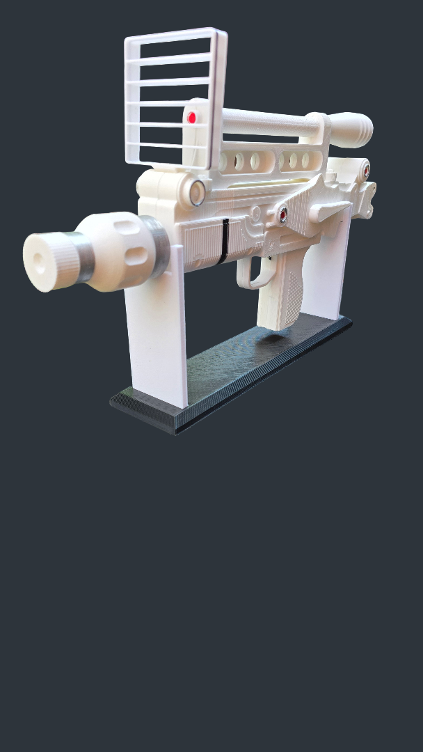 Retro Laser 007 Style Display Prop – 3D Printed Sci-Fi Fan Model