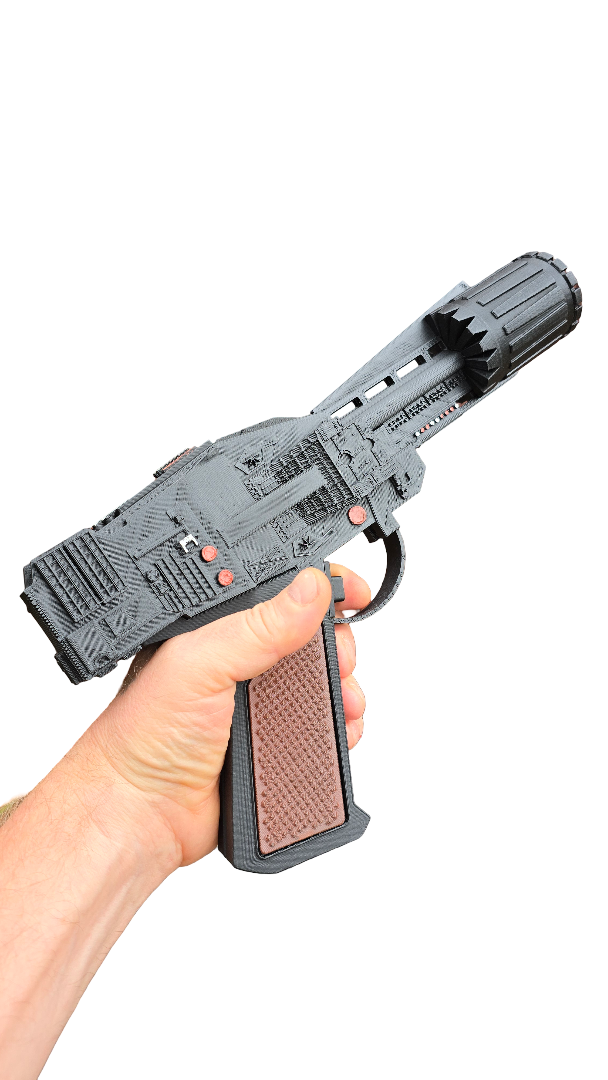 Battlestar Galactica Colonial Blaster Style Prop – 3D Printed Fan-Made Display Model 🚀