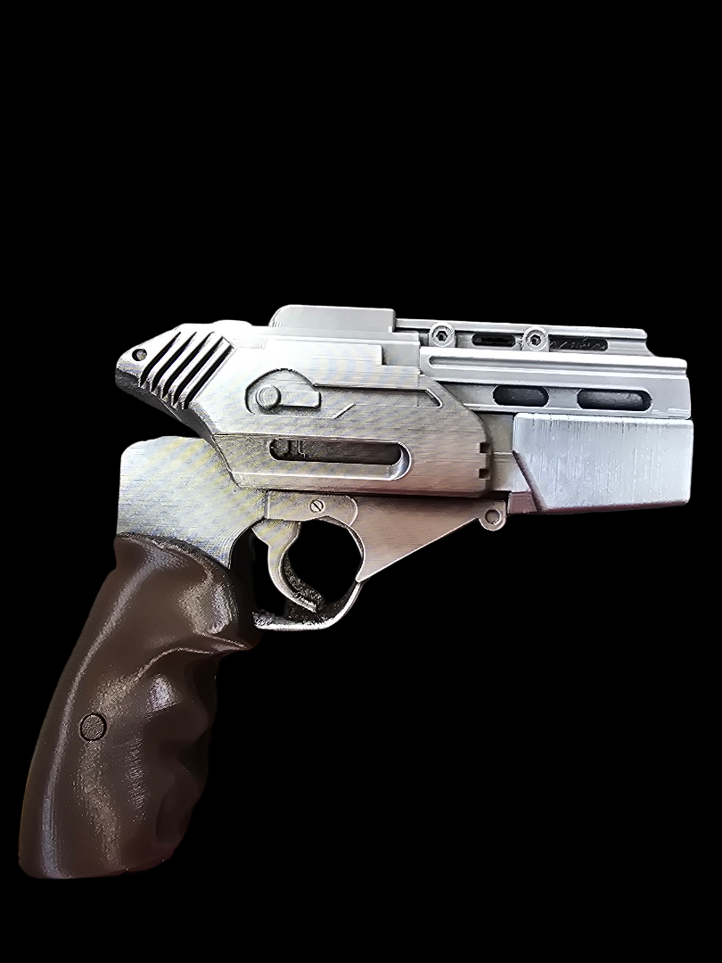 🛡️ Colonial Warrior Blaster – Battlestar Galactica Style Prop – 3D Printed & Painted