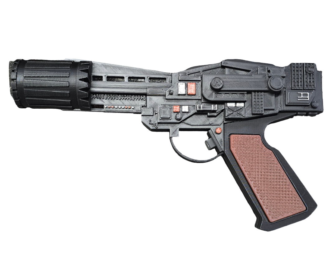 Battlestar Galactica Colonial Blaster Style Prop – 3D Printed Fan-Made Display Model 🚀