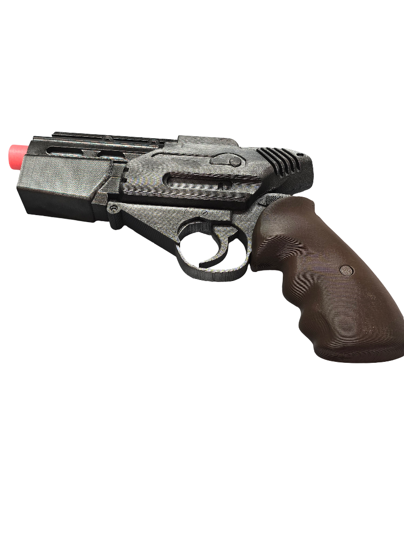 🛡️ Colonial Warrior Blaster – Battlestar Galactica Style Prop – 3D Printed & Painted