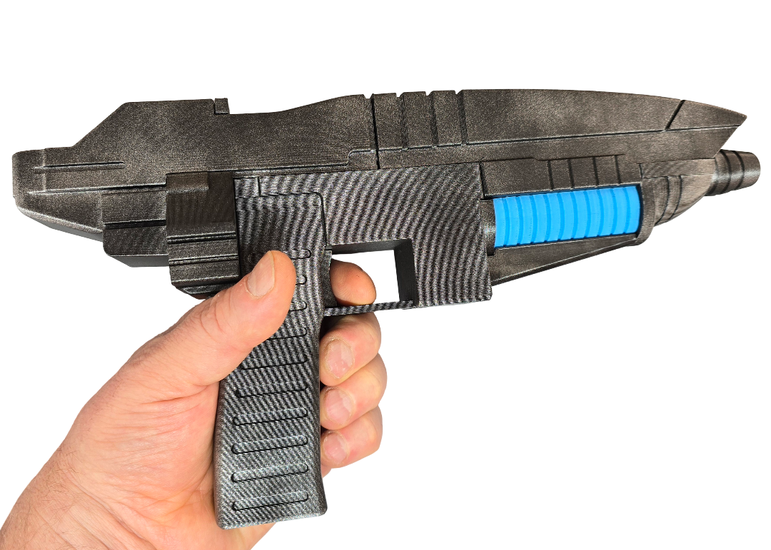 🖖 StarTrack Andorian Phaser Style Prop – 3D Printed & Painted Display Model