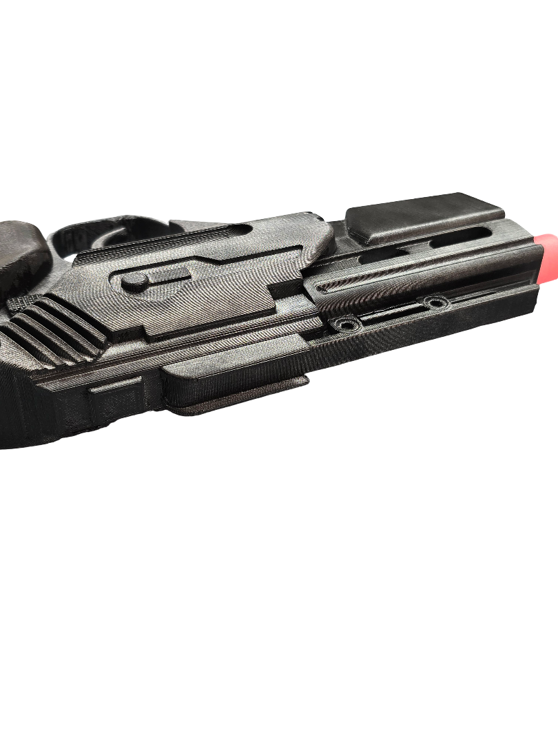 🛡️ Colonial Warrior Blaster – Battlestar Galactica Style Prop – 3D Printed & Painted