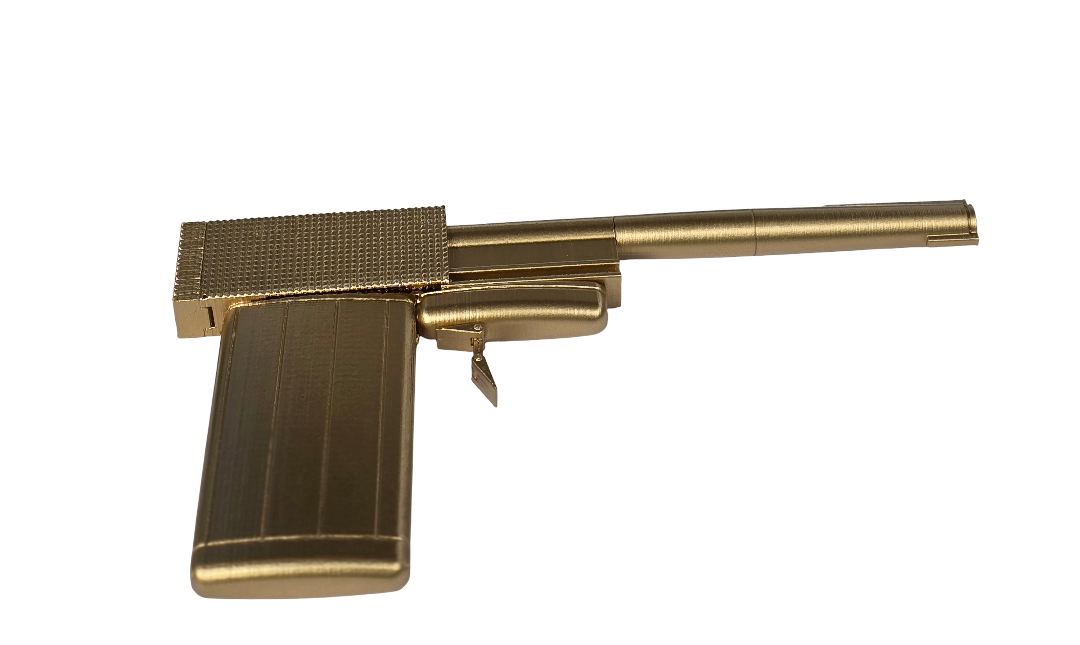 Golden Gun Style Prop – Full Set Collapsible Display | James Bond 007 Collectible
