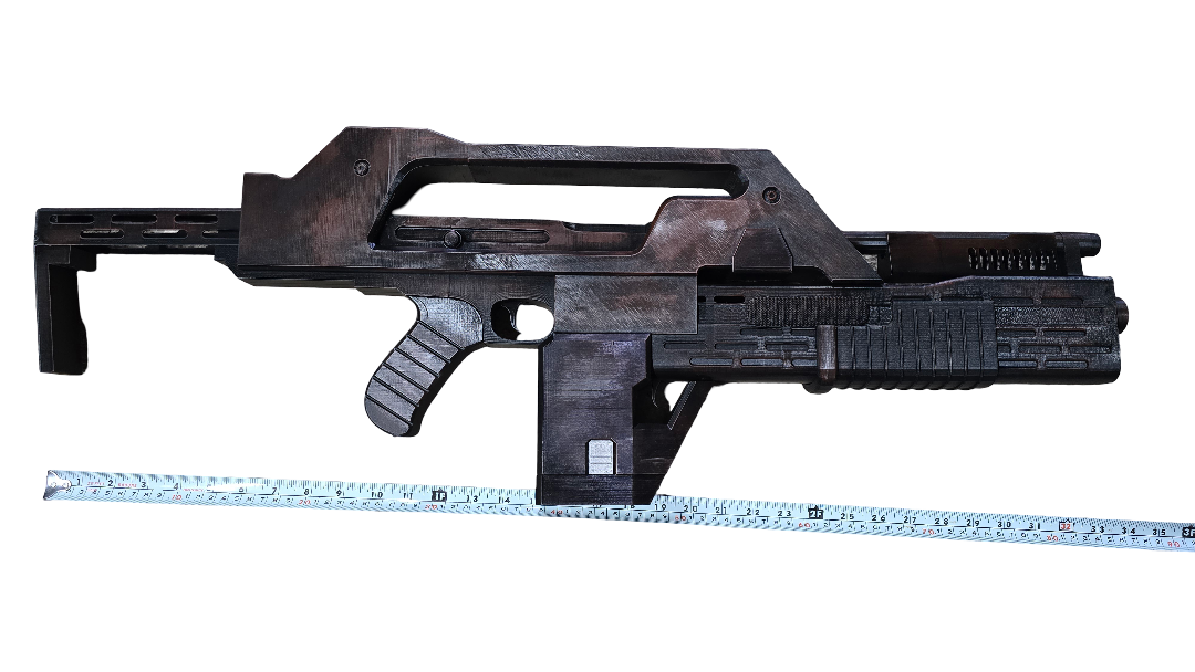 M41A Pulse Rifle Style Prop – Fully Painted 3D Printed Sci-Fi Display Model