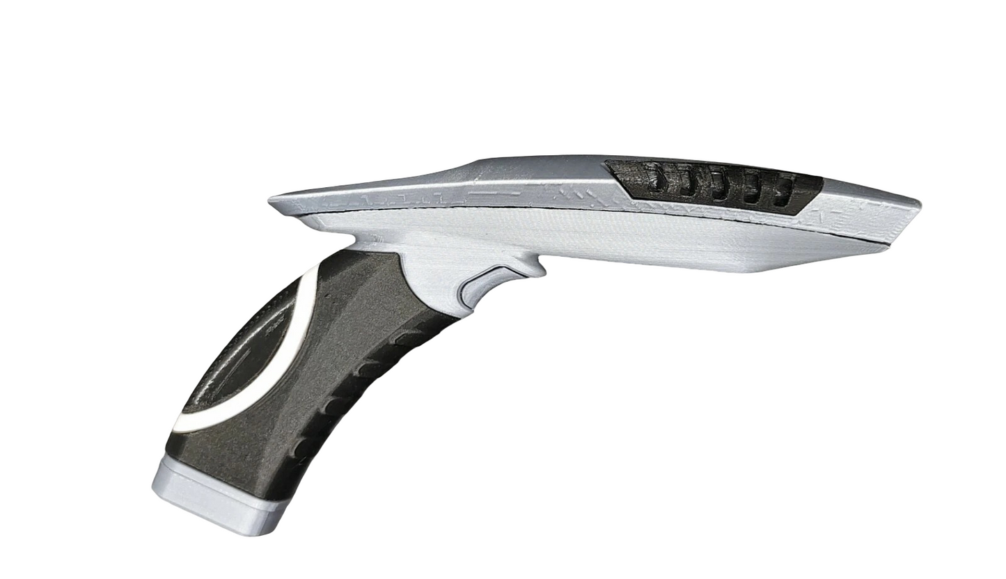 Star Trek Discovery “Shark Phaser” Style Prop – Fan-Made 3D Printed Display Model