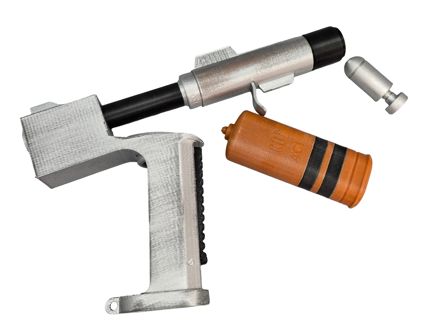 Bond Shark Gun Style Prop – 3D Printed Fan-Made Display Model