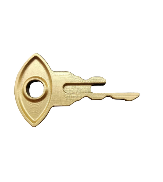 Golden Key Style Prop – 3D Printed Mini Display Piece Inspired by Spy Films