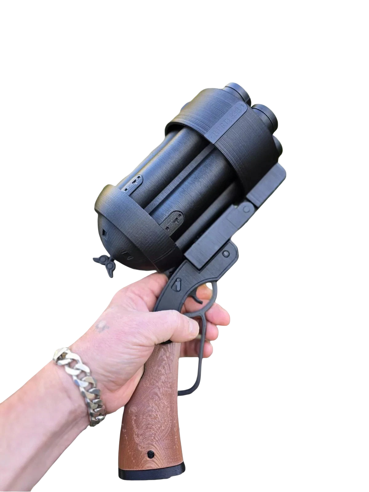 Hellboy Style Display Prop – 3D Printed Fan-Made Oversized Mini Blaster