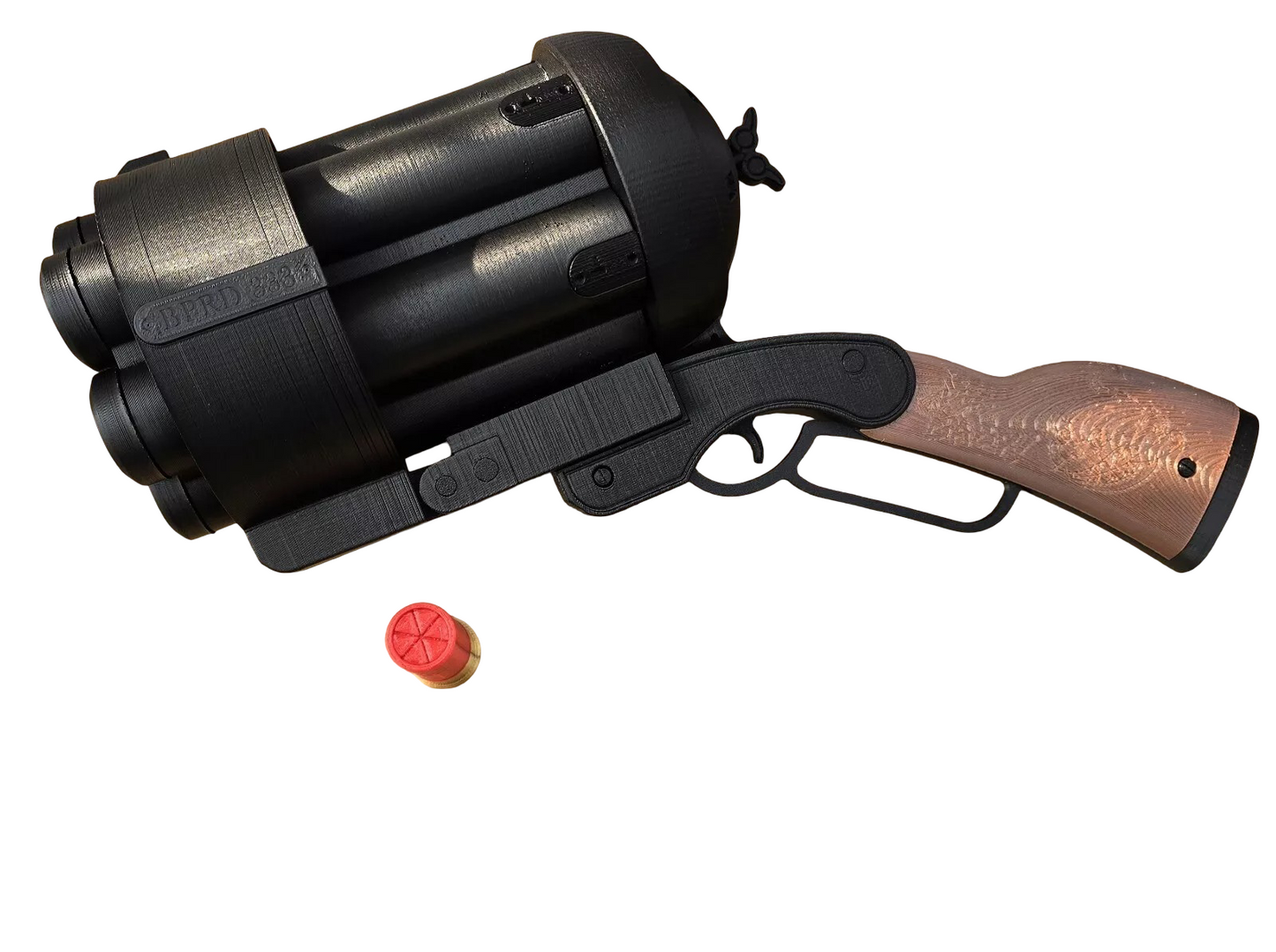 Hellboy Style Display Prop – 3D Printed Fan-Made Oversized Mini Blaster